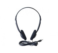 Exertis Connect - Headset - On-Ear - kabelgebunden - 3,5 mm Stecker - Schwarz