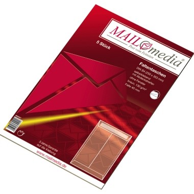 MAILmedia Faltentasche 30002521 B4 oF hk 130g br 5St.