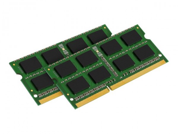 Kingston ValueRAM - DDR3 - kit - 16 GB: 2 x 8 GB - SO DIMM 204-PIN - 1600 MHz / PC3-12800 - CL11 - 1.5 V - ungepuffert - non-ECC