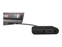 Belkin USB-C to HDMI + Charge Adapter - Videoadapter - 24 pin USB-C männlich zu HDMI, USB-C (nur Spannung) weiblich - Schwarz - 4K Unterstützung, USB Power Delivery (60W)