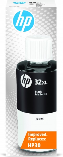 HP 32XL - 135 ml - mit hoher Kapazität - Schwarz - original - Nachfülltinte - für Smart Tank 5105, 51X, 6001, 67X, 70XX, 720, 73XX, 750, 790; Smart Tank Plus 55X