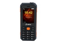 OLYMPIA Active - Feature Phone - Dual-SIM - microSD slot - LCD-Anzeige - rear camera - Schwarz, orange