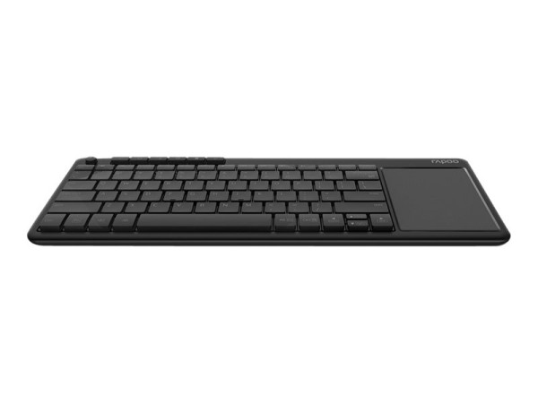 Rapoo K2600 - Tastatur - mit Touchpad - kabellos - 2.4 GHz - QWERTZ - Deutsch - Grau