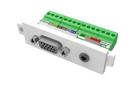 Vision TechConnect 3 VGA+3.5mm module - Modulares Faceplate-Snap-In - HD-15, Mini-Phone Stereo 3,5 m
