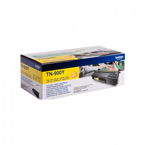 Brother TN900y - Gelb - Original - Tonerpatrone - für Brother HL-L9200CDWT, HL-L9300CDWT, HL-L9300CDWTT, MFC-L9550CDW, MFC-L9550CDWT