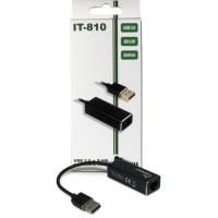 Argus IT-810 - Netzwerkadapter - USB 3.0 - Gigabit Ethernet - Schwarz