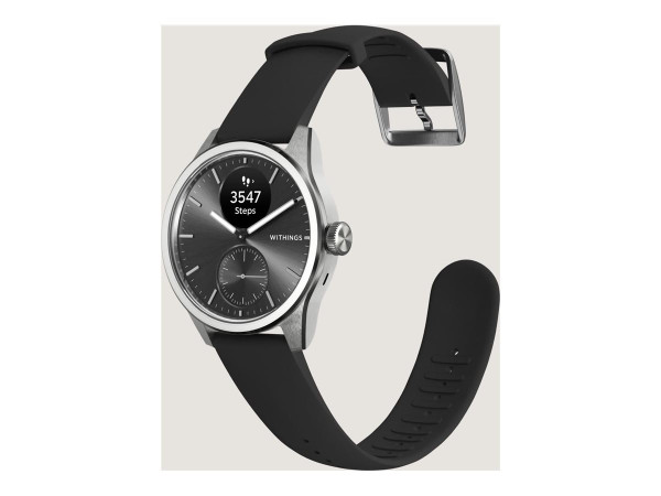 WITHINGS ScanWatch 2 - 42 mm - Edelstahl - Hybrid Smart Watch mit Band