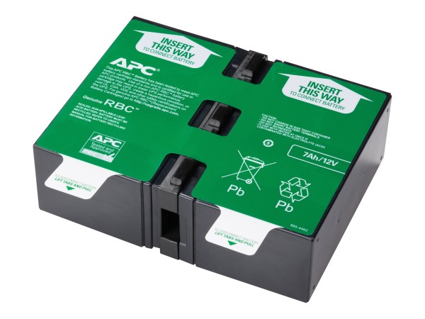 APC Replacement Battery Cartridge #123 - USV-Akku - 1 x Batterie - Bleisäure - für P/N: BX1350M, BX1350M-LM60, SMT750RM2UC, SMT750RM2UNC, SMT750RMI2UC, SMT750RMI2UNC