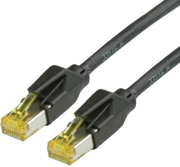 Draka Patchkabel Cat 6a UC900/TM31 10m schwarz SFTP, RJ-45, 21.05.9606