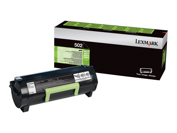 Lexmark 502 - Schwarz - Original - Tonerpatrone LCCP, LRP - für Lexmark MS310, MS410, MS510, MS610