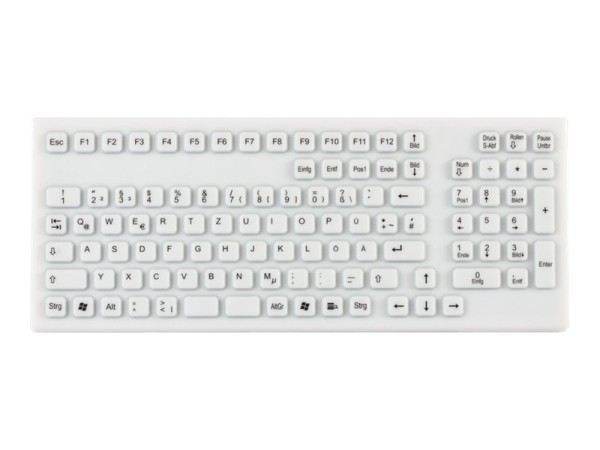 GETT TKG-106-IP68-WHITE - Tastatur - USB - Deutsch - weiß