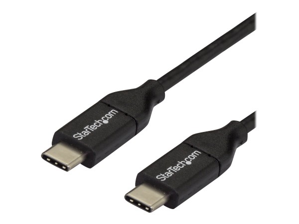 StarTech USB-C auf USB-C Kabel - St/St - 3m - USB 2.0 - USB Typ C Kabel - USB 2.0 Typ-C Kabel - USB C Ladekabel - USB-Kabel - USB-C (M) bis USB-C (M) - Thunderbolt 3 / USB 2.0 - 3 m - Schwarz - für P/N: DKT30CHD