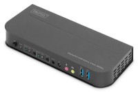 DIGITUS DS-12850 - KVM-/Audio-/USB-Switch - 2 x KVM/Audio/USB - 1 lokaler Benutzer - Desktop