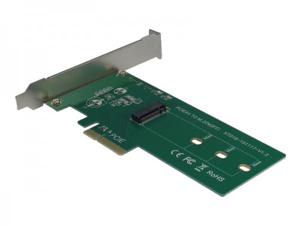Inter-Tech KT016 - Schnittstellenadapter - M.2 Card - Low-Profile - PCIe x4