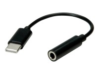 VALUE Audio-Adapter - USB-C (M) bis 4-poliger Mini-Stecker (W) - 13 cm - 12.99.3214