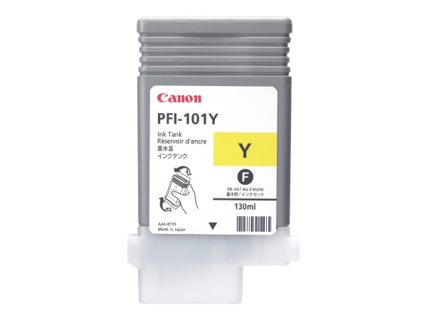 Canon LUCIA PFI-101 Y - 130 ml - Gelb - Original - Tintenbehälter - für imagePROGRAF iPF5000, iPF5100, iPF6000S, iPF6100, iPF6200