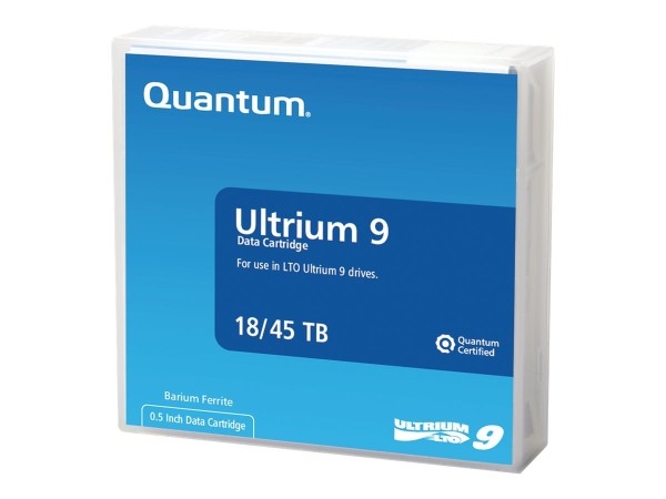 Quantum - LTO Ultrium 9 - 18 TB / 45 TB - Mit Strichcodeetikett - grün