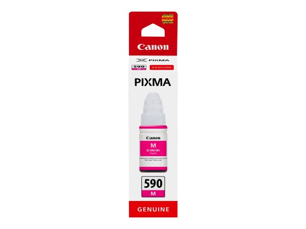 Canon GI 590 M - 70 ml - Magenta - Original - Nachfülltinte - für PIXMA G1501, G1510, G2500, G2501, G2510, G3410, G3500, G3501, G3510, G4410, G4500, G4511