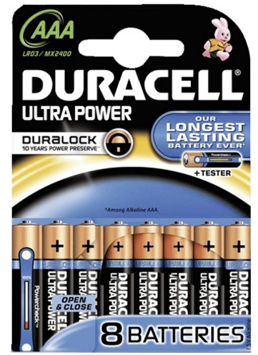 Duracell Plus Power MN2400 - Batterie 8 x AAA - Alkalisch