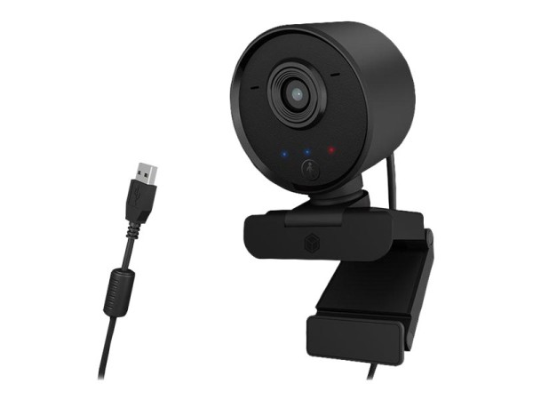 ICY BOX IB-CAM502-HD - Webcam - Farbe - 1920 x 1080 - 720p, 1080p - Audio - USB 2.0 - MJPEG, H.264