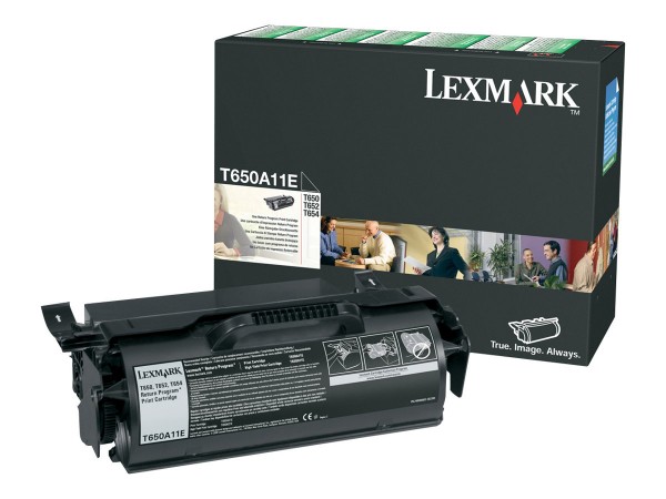 Lexmark - Schwarz - Original - Tonerpatrone LCCP, LRP - für Lexmark T650dn, T650dtn, T650n, T652dn, T652dtn, T652n, T654dn, T654dtn, T654n
