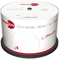 PRIMEON CD-R 2761105 52x 700MB 80Min. Spindel 50 St./Pack.