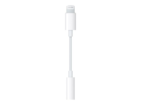 Apple Lightning to 3.5 mm Headphone Jack Adapter - Lightning auf Kopfhörerstecker Adapter - Lightning (M) bis Stereo Mini-Klinkenstecker (W) - für Apple iPad/iPhone/iPod (Lightning)