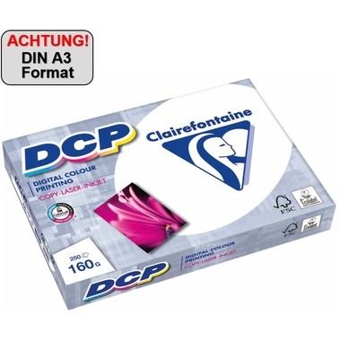 Clairefontaine Farblaserpapier DCP 1843C DIN A3 160g ws 250 Bl./Pack.