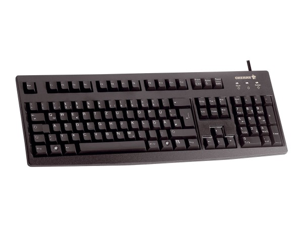 CHERRY G83-6105 - Tastatur - USB - Deutsch/Kyrillisch - Schwarz
