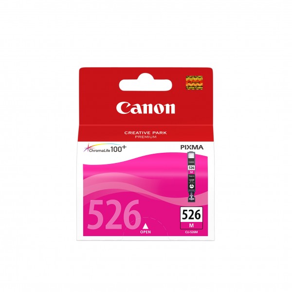 Canon CLI-526M - 9 ml - Magenta - Original - Tintenbehälter - für PIXMA iP4950, iX6550, MG5250, MG5350, MG6150, MG6250, MG8150, MG8250, MX715, MX885, MX895