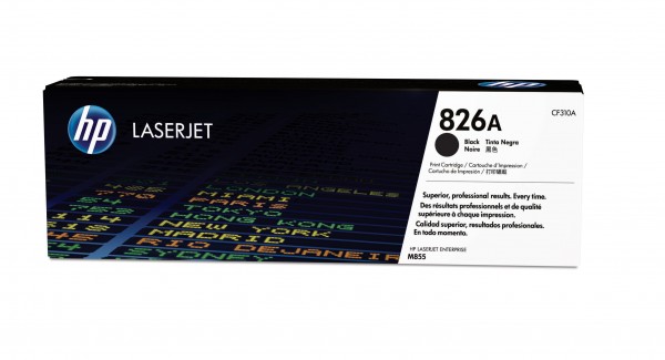 HP 826A - Schwarz - Original - LaserJet - Tonerpatrone (CF310A) - für Color LaserJet Enterprise M855dn, M855x+, M855x+ NFC/Wireless direct, M855xh