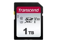 Transcend 300S - Flash-Speicherkarte - 1 TB - Video Class V30 / UHS-I U3 / Class10 - SDXC UHS-I
