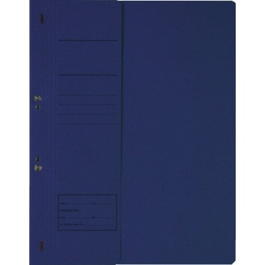 Ösenhefter DIN A4 250g kfm. Heftung Karton halber Vorderdeckel blau
