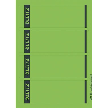 Leitz Ordneretikett 16852055 kurz/breit Papier gn 100 St./Pack.