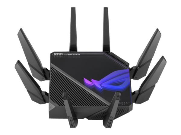 ASUS ROG Rapture GT-AXE16000 - Wireless Router - Switch mit 6 Ports - 10 GigE, 2.5 GigE - WAN-Ports: 3 - Wi-Fi 6E - Multi-Band