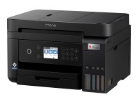 Epson EcoTank ET-3850 - Multifunktionsdrucker - Farbe - Tintenstrahl - A4/Legal (Medien) - bis zu 15.5 Seiten/Min. (Drucken) - 250 Blatt - LAN, Wi-Fi
