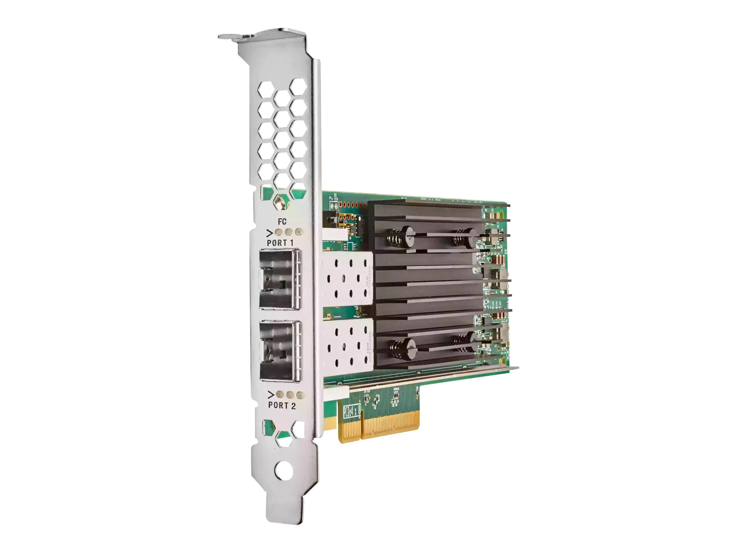 HPE StoreFabric SN1610Q Dual Port - Hostbus-Adapter - PCIe 4.0 x8 Low-Profile - 32Gb Fibre Channel x 2 - für ProLiant DL325 Gen10, DL345 Gen10, DX360 Gen10, ML350 Gen11, XL220n Gen10, XL290n Gen10