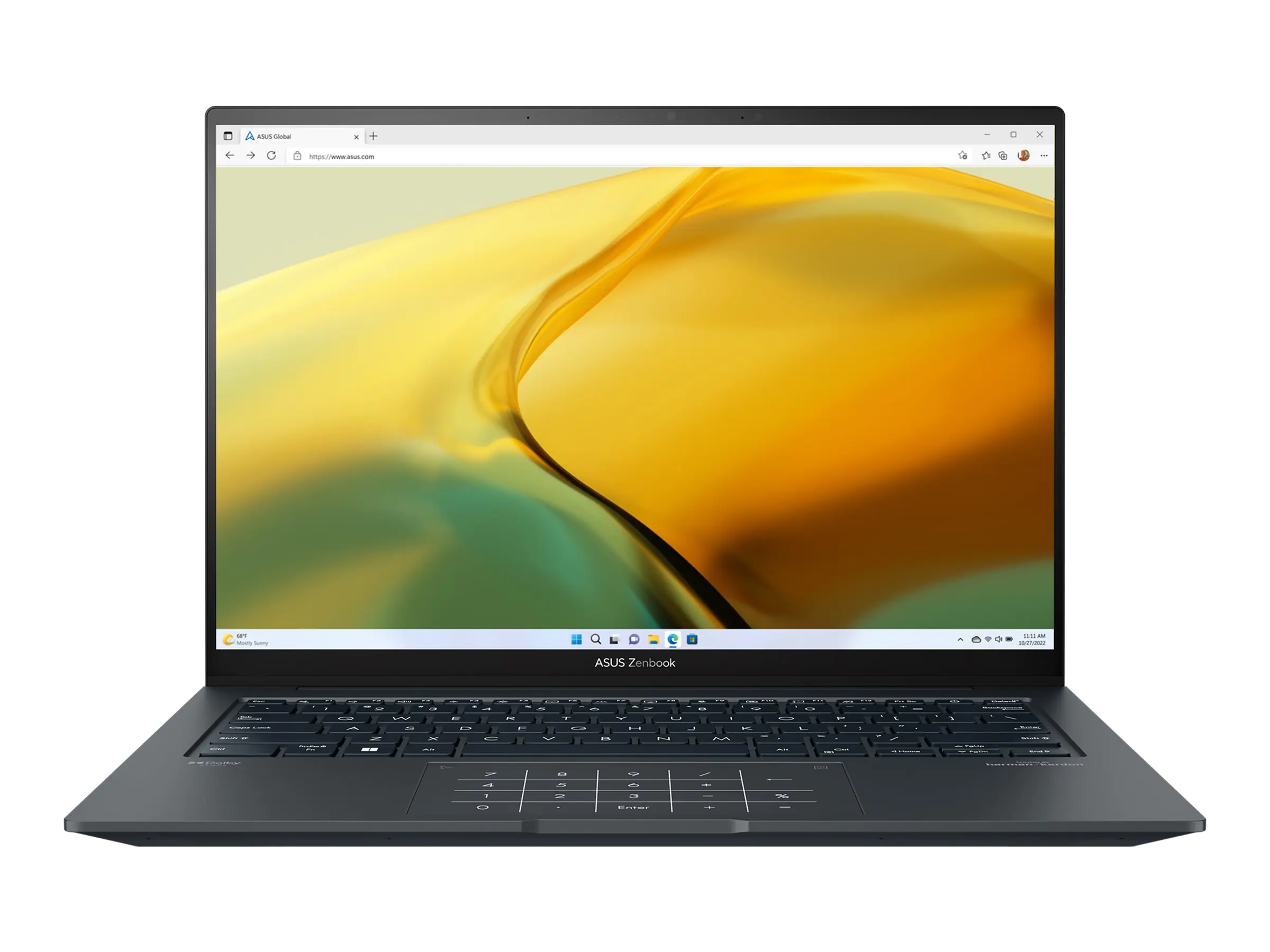 ASUS ZenBook 14X OLED UX3404VC-M3145X - 180°-Scharnierdesign - Intel Core i9 13900H / 2.6 GHz - Win 11 Pro - GF RTX 3050 - 32 GB RAM - 1 TB SSD NVMe - 36.8 cm (14.5") OLED Touchscreen 2880 x 1800 (2.8K) @ 120 Hz - 802.11a/b/g/n/ac/ax (Wi-Fi 6E) - Inkwell