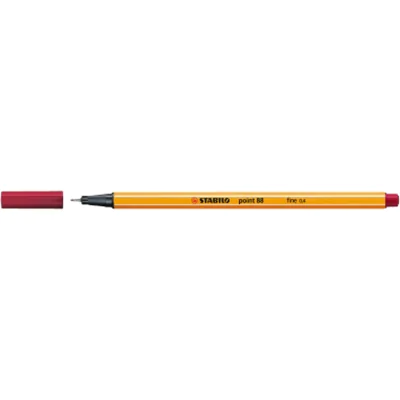 STABILO Fineliner point 88 88/50 0,4mm dunkelrot STABILO Fineliner point 88 88/50 0,4mm dunkelrot