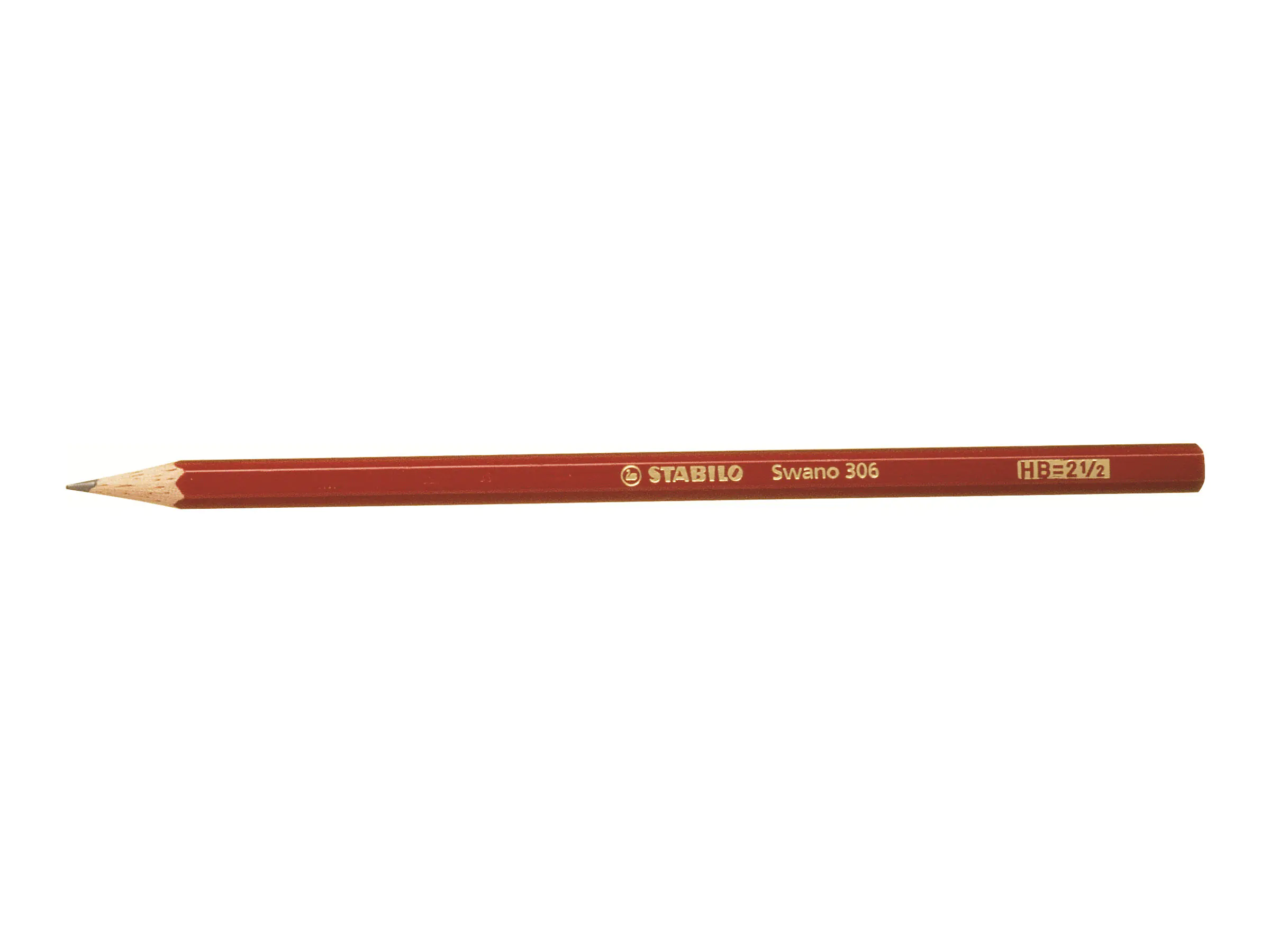 STABILO Bleistift Swano 306/HB rot