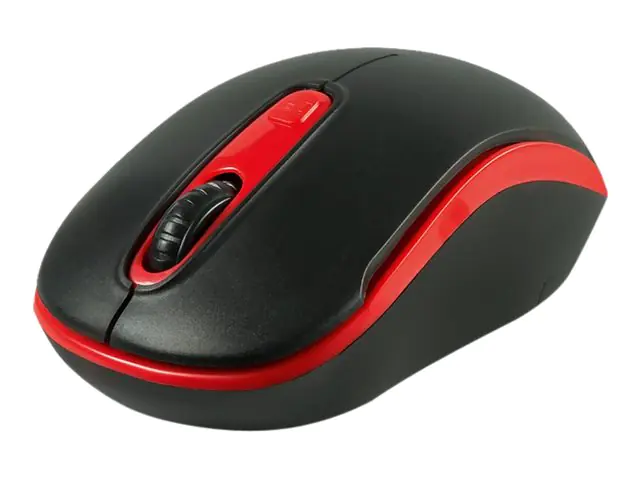 SPEEDLINK Ceptica - Maus - rechts- und linkshändig - 3 Tasten - kabellos - 2.4 GHz - kabelloser Empfänger (USB) SL-630013-BKRD