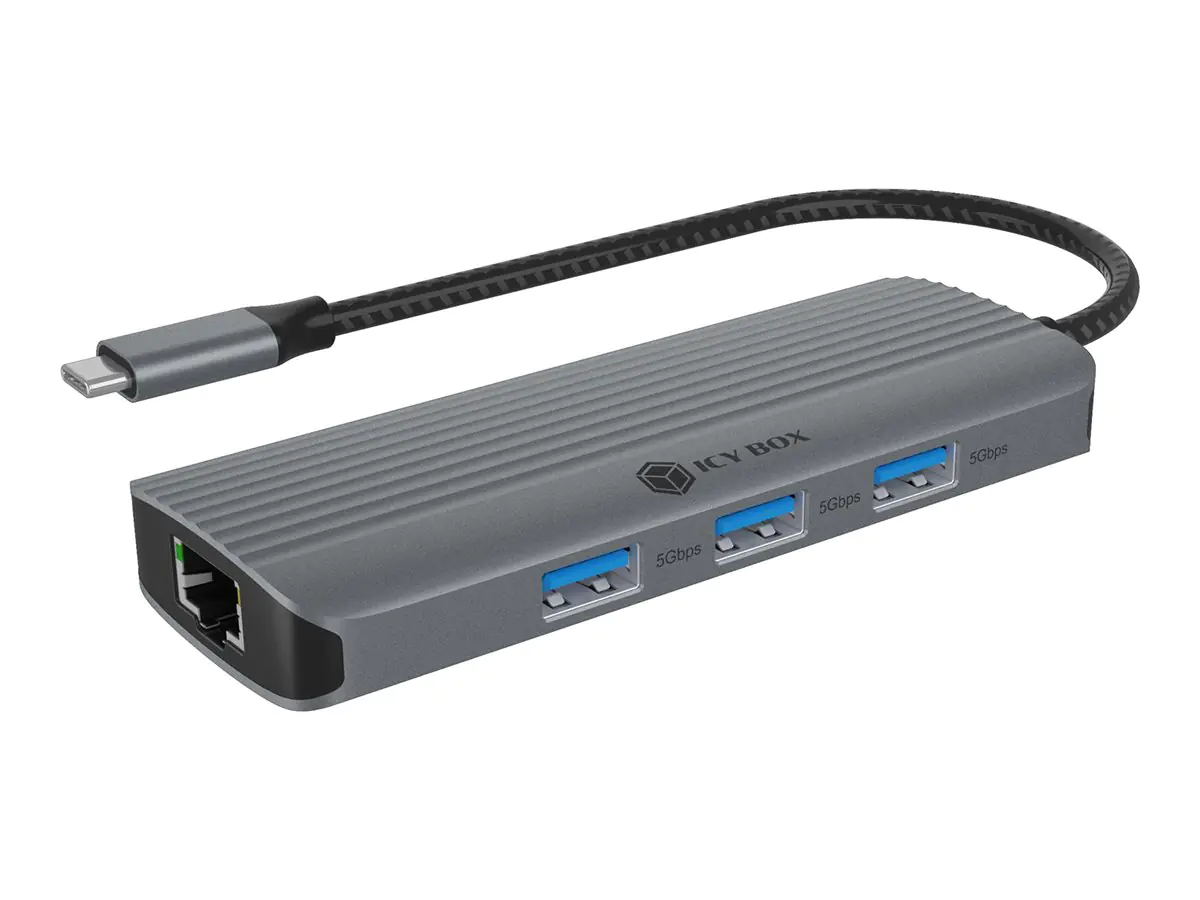 ICY BOX Dockingstation 6 in 1 1xHDMI 4K60Hz 3x USB-A