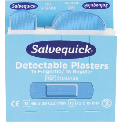 Salvequick Pflaster Fingerkuppe 1009736 detektierbar 35 St./Pack. Salvequick Pflaster Fingerkuppe 1009736 detektierbar 35 St./Pack.