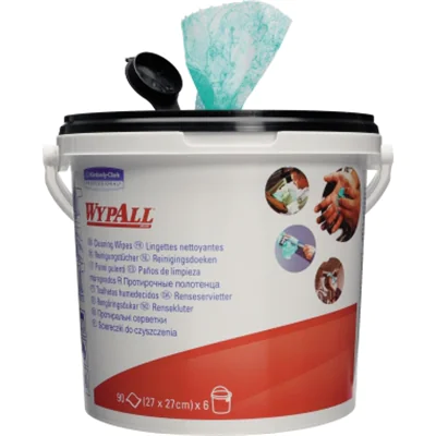 WYPALL Reinigungstuch 7775 Eimer 1-lagig 27x27cm grün 90 St./Pack. WYPALL Reinigungstuch 7775 Eimer 1-lagig 27x27cm grün 90 St./Pack.
