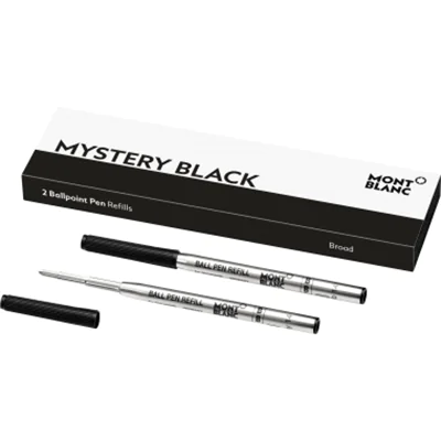 Montblanc Kugelschreibermine 128212 mystery black B sw 2 St./Pack. Montblanc Kugelschreibermine 128212 mystery black B sw 2 St./Pack.