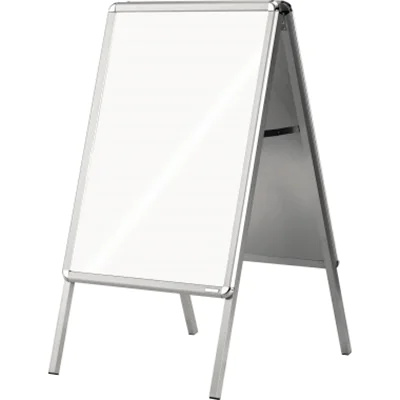 magnetoplan Kundenstopper SP 00017 89,8x149cm DIN A0 silber