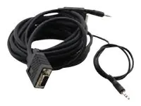 Kramer Electronics Kramer - VGA-Kabel - HD-15 (VGA), mini-phone stereo 3.5 mm (M)