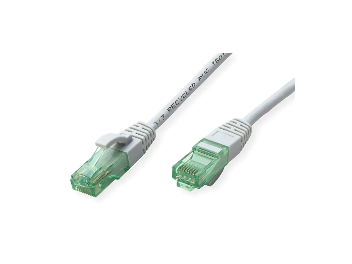 ROLINE RM UTP Patchkabel Kat6A/Kl.EA grau 1m - UTP