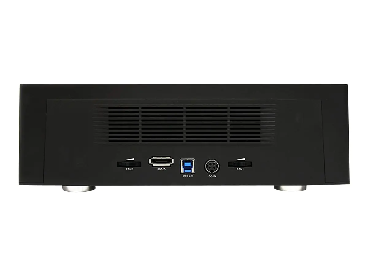 StarTech 4 Bay Festplatten Kopierstation USB 3.0 / eSATA auf SATA - HDD 1:3 Duplikator - Standalone Festplattenkloner - Festplattenduplikator - 4 Schächte (SATA-300) - für P/N: SVA12DN4NEUA