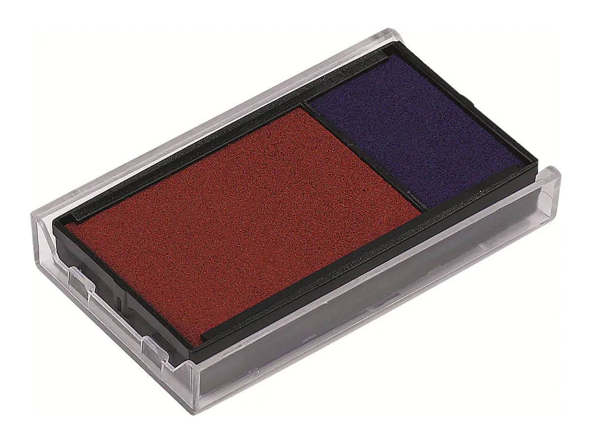 TRODAT SWOP-Pad 6/4912/2 - Austauschkissen - Zweifarbig (Blau, Rot) 81423